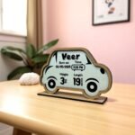 Custom Baby Birth details Frame – Personalized Wooden Name Plaque with Stats, 8x5 Inch MDF Table Decor for Newborn Boy Gift - Image 7